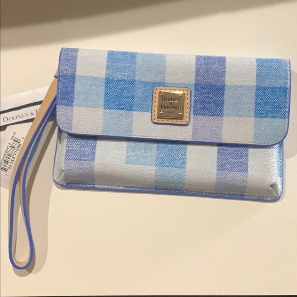 Dooney & Bourke Blue Quadretto Check Milly